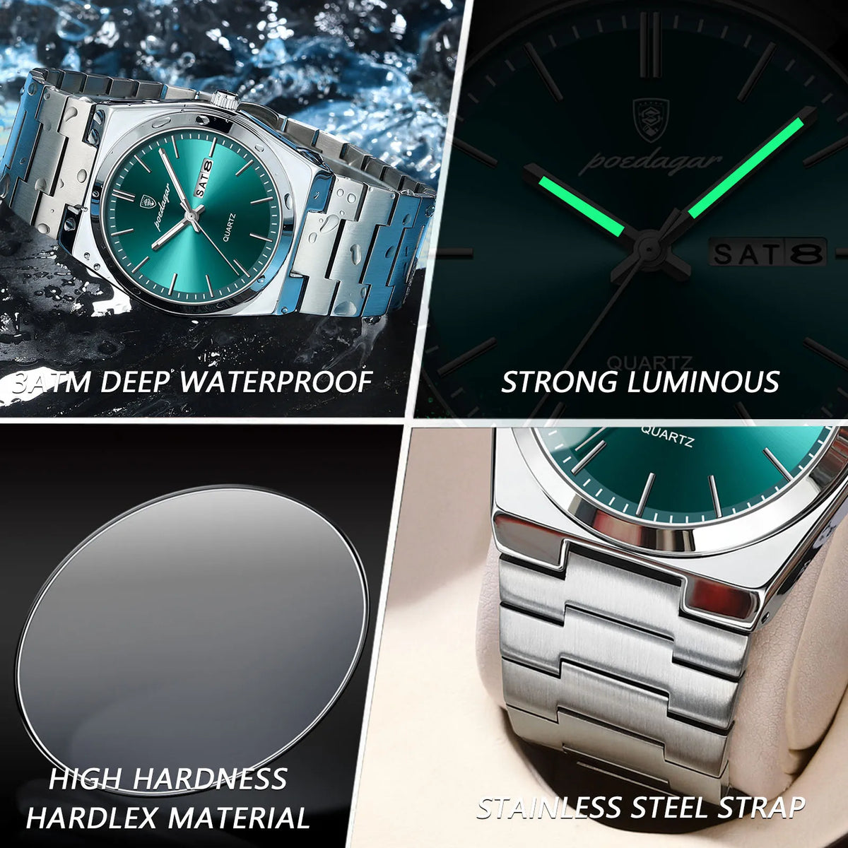 POEDAGAR™ — Men’s Waterproof Watch