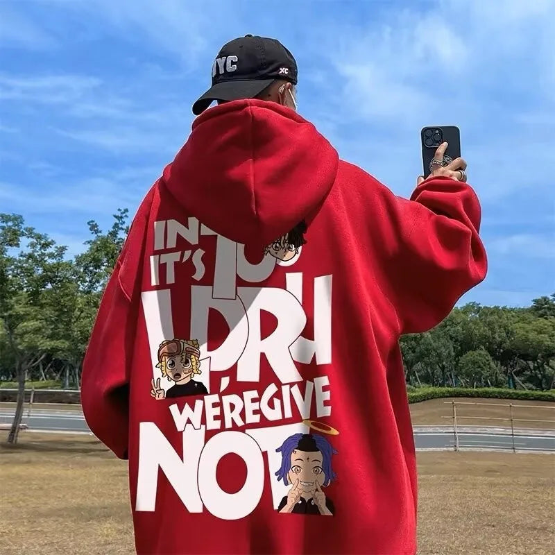 REBELVANE ™— Graphic Oversized Hoodie