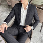 GENTLEMAN™ — Premium Pinstripe Suit
