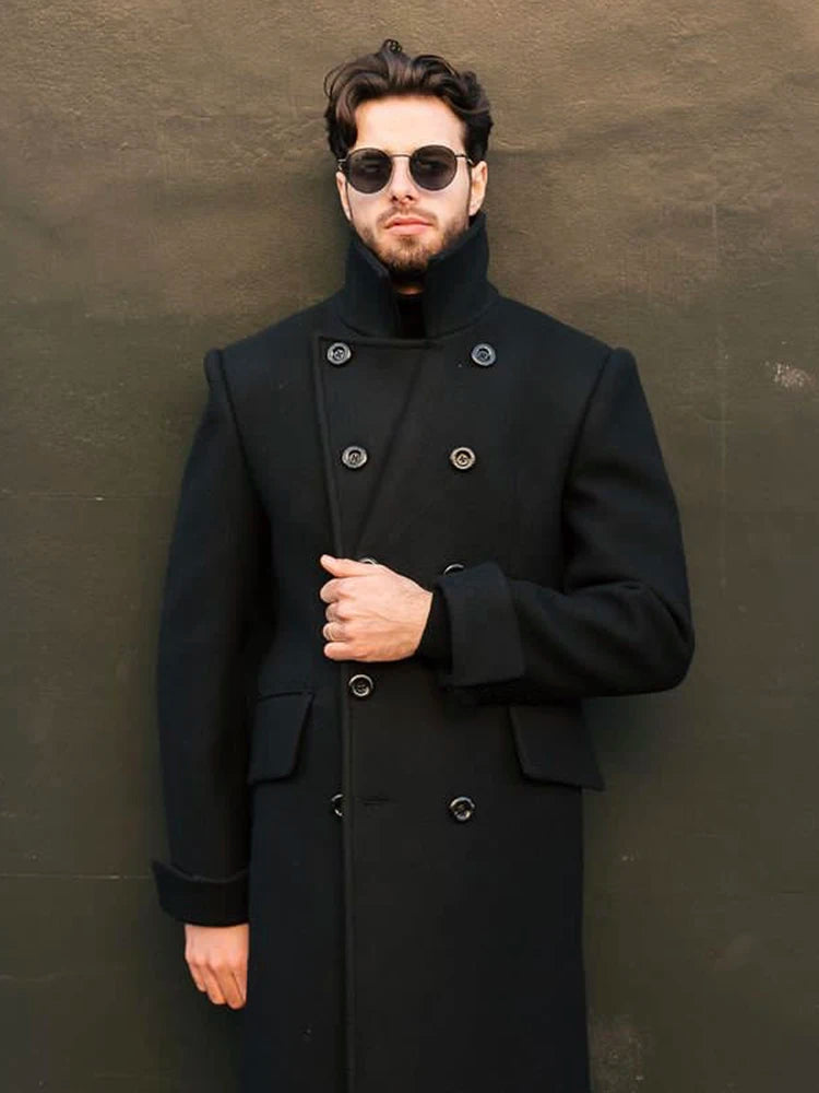THE NOBLE™ — Classic Wool Overcoat Luxury
