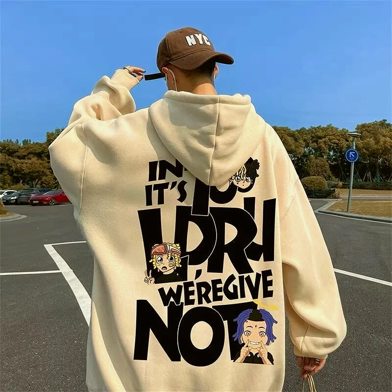 REBELVANE ™— Graphic Oversized Hoodie