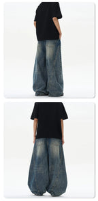 VINTAGE STORM —WIDE-LEG JEANS