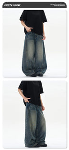VINTAGE STORM —WIDE-LEG JEANS