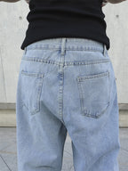 RELAXED WIDE—LEG JEANS