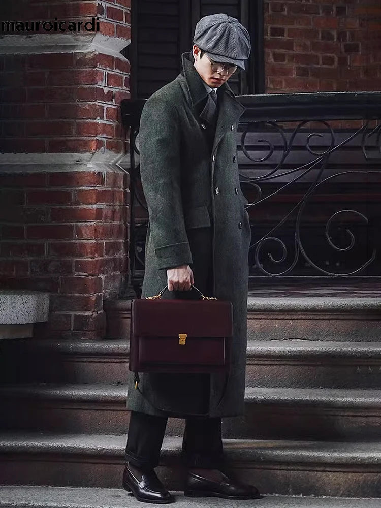 THE NOBLE™ — Classic Wool Overcoat Luxury