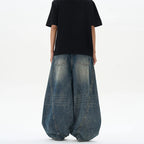 VINTAGE STORM —WIDE-LEG JEANS