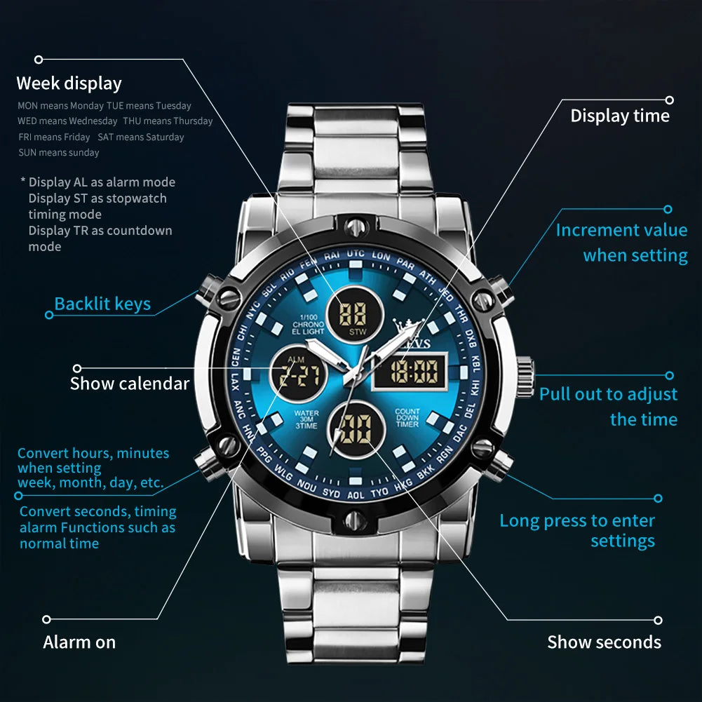 OLEVS™ — Classic Executive Watch
