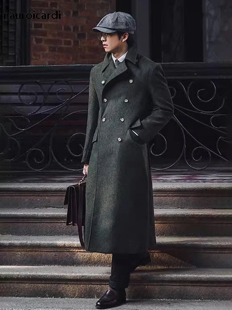 THE NOBLE™ — Classic Wool Overcoat Luxury