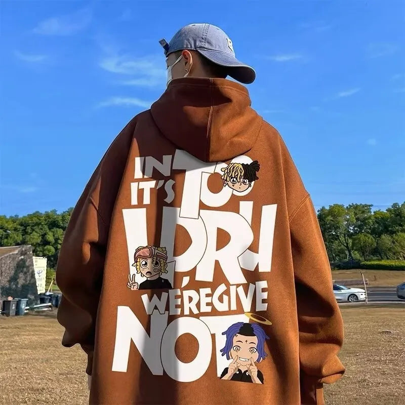 REBELVANE ™— Graphic Oversized Hoodie
