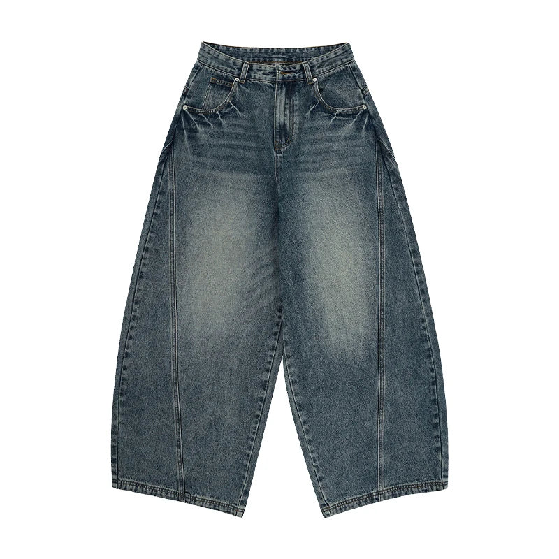 VINTAGE STORM —WIDE-LEG JEANS