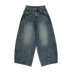 VINTAGE STORM —WIDE-LEG JEANS