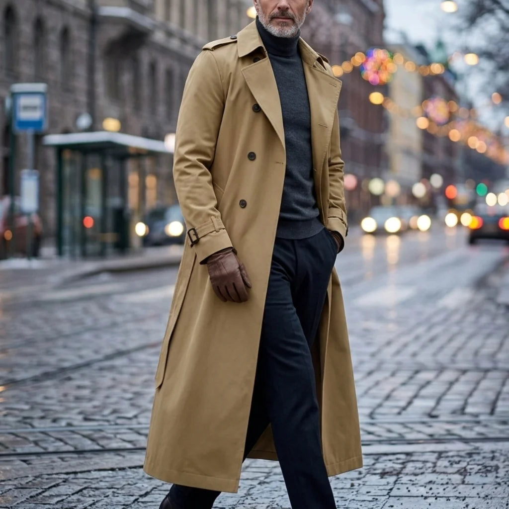BRITISH — Premium Trench Coat