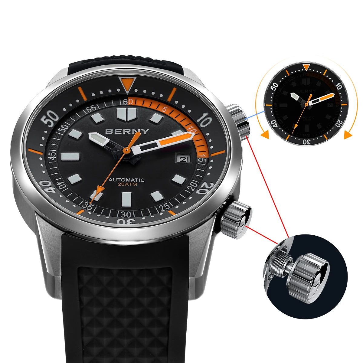 BERNY™ — Super Luminous Mechanical Watch