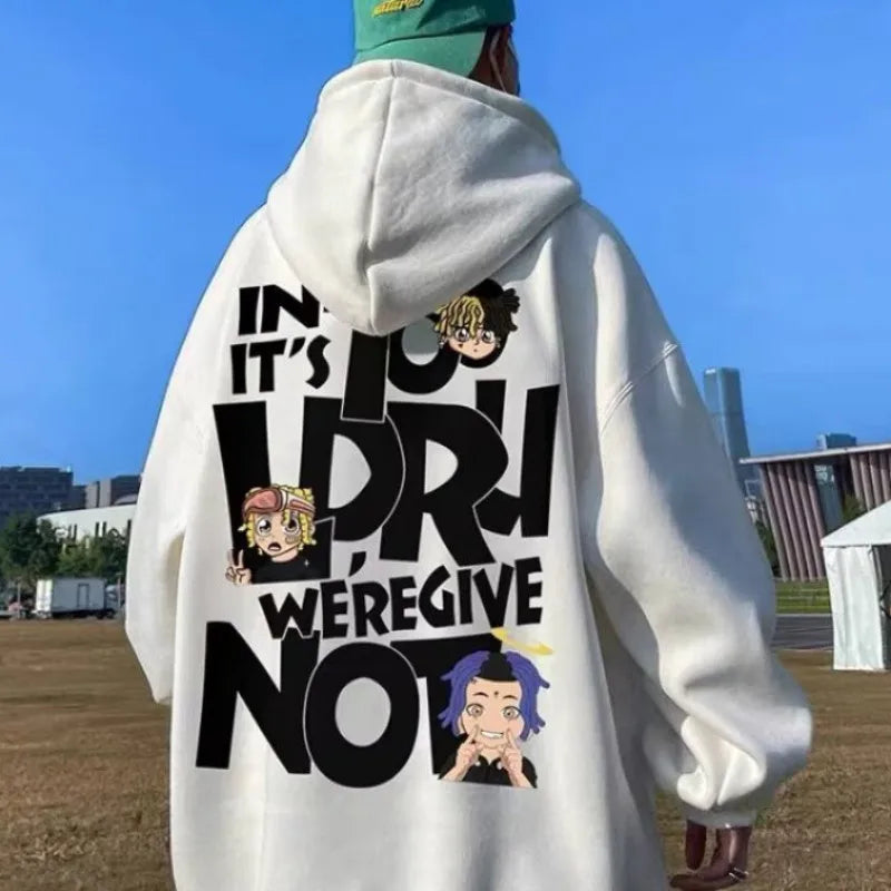 REBELVANE ™— Graphic Oversized Hoodie